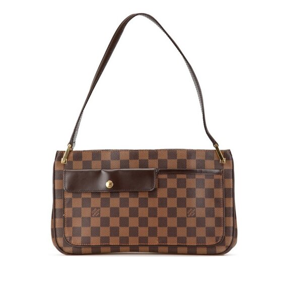 LOUIS VUITTON Brown Damier Leather Shoulder Bag - Picture 1 of 11